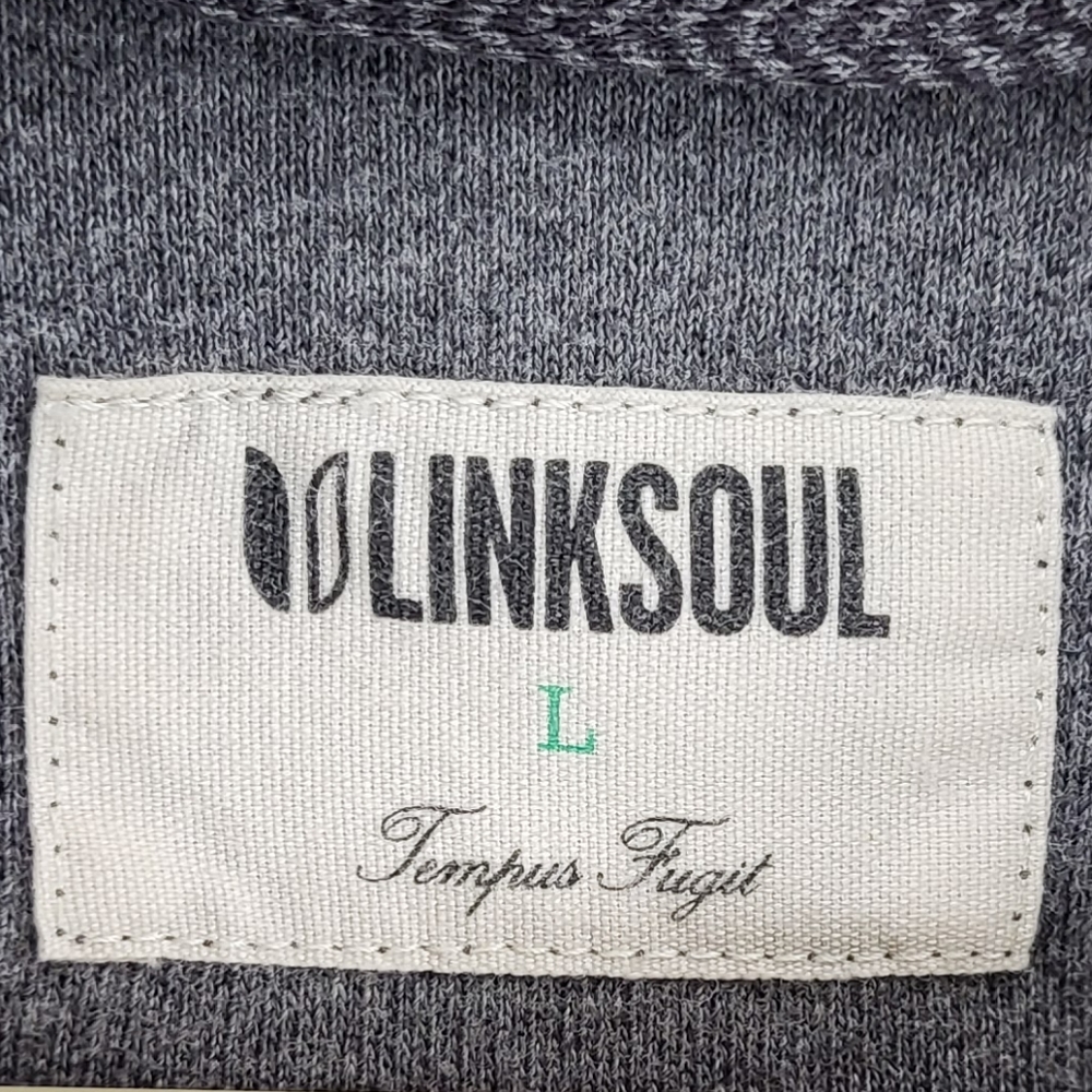 Linksoul Full Zip Herringbone Pattern Sweater Siz… - image 6